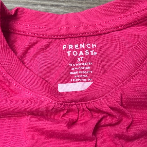 3T French Toast Pink Long Sleeve Tee Relaxed Fit, exclnt cndtn. 15% offw2+bndle - Picture 2 of 4